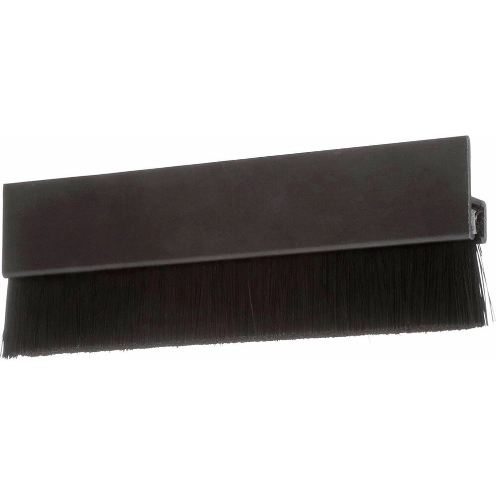 Osborn - Sweeps & Seals; Type: Brush Seal ; Width (Inch): .366 ; Finish/Coating: Duranodic Bronze ; Material: Nylon; Duranodic Bronze ; Back Strip Brush Width (Inch): 1.102 ; Bristle Length (Inch): 1.0000 - Exact Industrial Supply