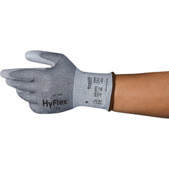 Ansell - Cut & Puncture Resistant Gloves; Type: Cut Resistant ; ANSI/ISEA Cut Resistance Level: A5 ; Coated Area: Palm & Fingers ; Coating Material: Polyurethane ; Men's Size: 8 ; Hand: Pair - Exact Industrial Supply