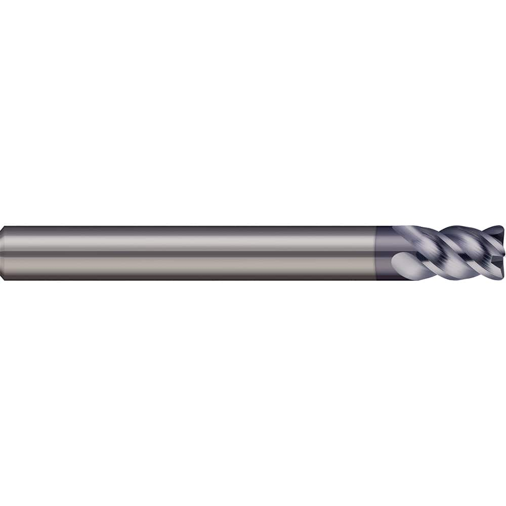 Micro 100 - Corner Radius & Corner Chamfer End Mills; Mill Diameter (mm): 12.00 ; Mill Diameter (Decimal Inch): 0.4724 ; End Type: Corner Radius ; Corner Radius (mm): 2.00 ; Number of Flutes: 4 ; Material: Solid Carbide - Exact Industrial Supply