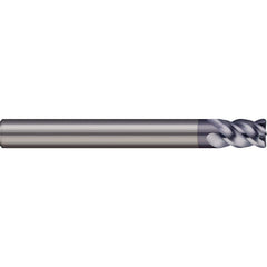 Micro 100 - Corner Radius & Corner Chamfer End Mills; Mill Diameter (mm): 12.00 ; Mill Diameter (Decimal Inch): 0.4724 ; End Type: Corner Radius ; Corner Radius (mm): 1.00 ; Number of Flutes: 4 ; Material: Solid Carbide - Exact Industrial Supply