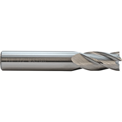 ‎1/8 Dia. 1/2 LOC 1-1/2 OAL 4 Flute Carbide S/E HP End Mill-Uncoated Alternate Manufacture # 11108 - All Tool & Supply