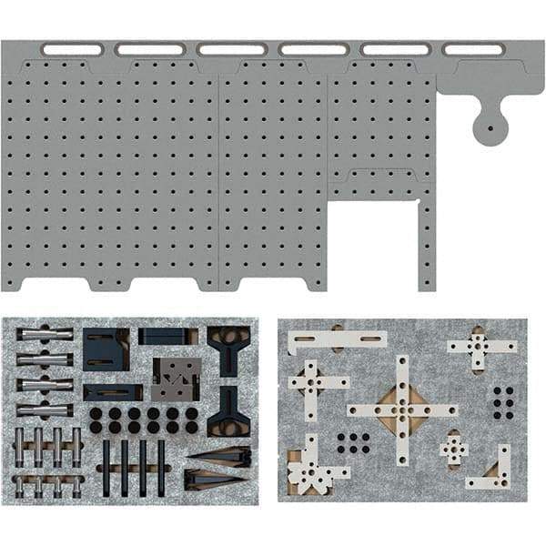 Phillips Precision - CMM Fixtures Type: Fixture Kits & Sets Plate Design: Magnetic - All Tool & Supply