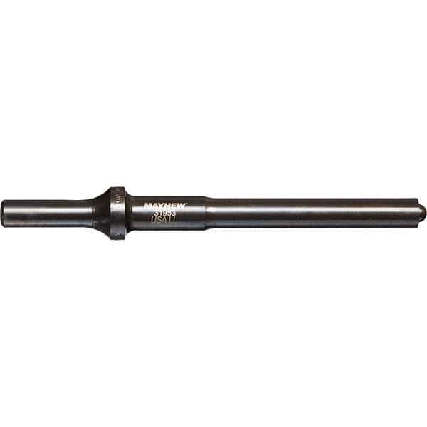 Mayhew - 7/16" Head Width, 6" OAL, Roll Pin Punch - Round Drive, Round Shank, Steel - All Tool & Supply