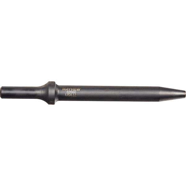 Mayhew - 6" OAL, Tapered Punch Chisel - Round Drive, Round Shank, Steel - All Tool & Supply