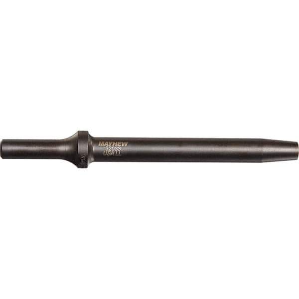 Mayhew - 3/16" Head Width, 6" OAL, Rivet Cutter Chisel - Round Drive, Round Shank, Steel - All Tool & Supply