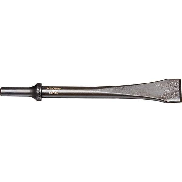 Mayhew - 1-1/8" Head Width, 8" OAL, Scraper Punch - Round Drive, Round Shank, Steel - All Tool & Supply