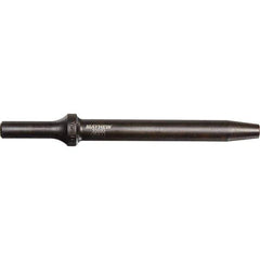 Mayhew - 5/32" Head Width, 6" OAL, Rivet Cutter Chisel - Round Drive, Round Shank, Steel - All Tool & Supply