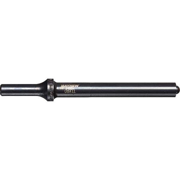 Mayhew - 1/2" Head Width, 6" OAL, Roll Pin Punch - Round Drive, Round Shank, Steel - All Tool & Supply