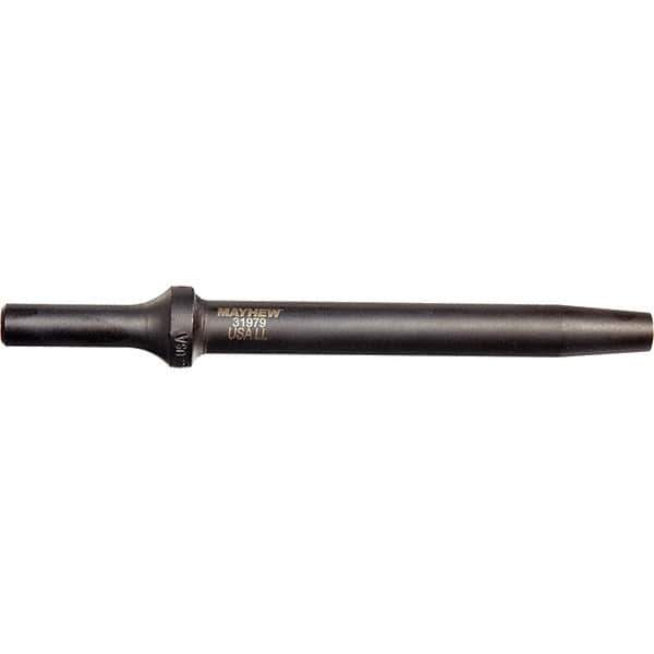 Mayhew - 6" OAL, Tapered Punch Chisel - Round Drive, Round Shank, Steel - All Tool & Supply