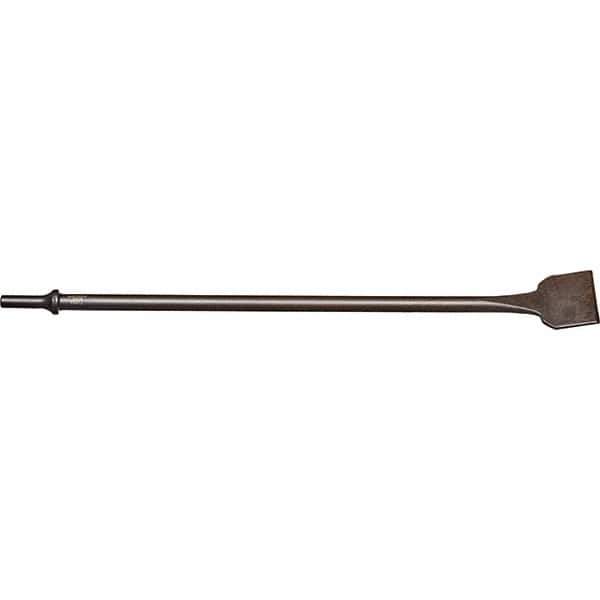 Mayhew - 2" Head Width, 18" OAL, Scraper Punch - Round Drive, Round Shank, Steel - All Tool & Supply