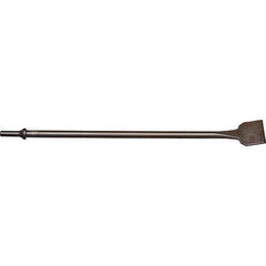 Mayhew - 2" Head Width, 24" OAL, Scraper Punch - Round Drive, Round Shank, Steel - All Tool & Supply