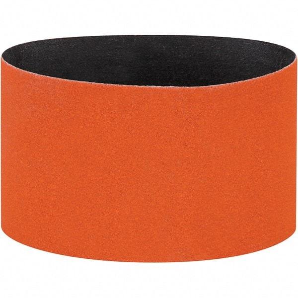 Dynabrade - 3-1/2" Wide x 15-1/2" OAL, 120 Grit, Ceramic Abrasive Belt - Ceramic, Coated, Y Weighted Cloth Backing, Wet/Dry - All Tool & Supply