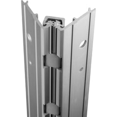 Stanley - Continuous Hinges; Type: Full Surface ; Mount Type: Full Surface ; Overall Length (Inch): 85; 85 ; Hinge Material: Aluminum ; Width (Decimal Inch): 3.4063 ; Thickness (Decimal Inch): 0.1120 - Exact Industrial Supply