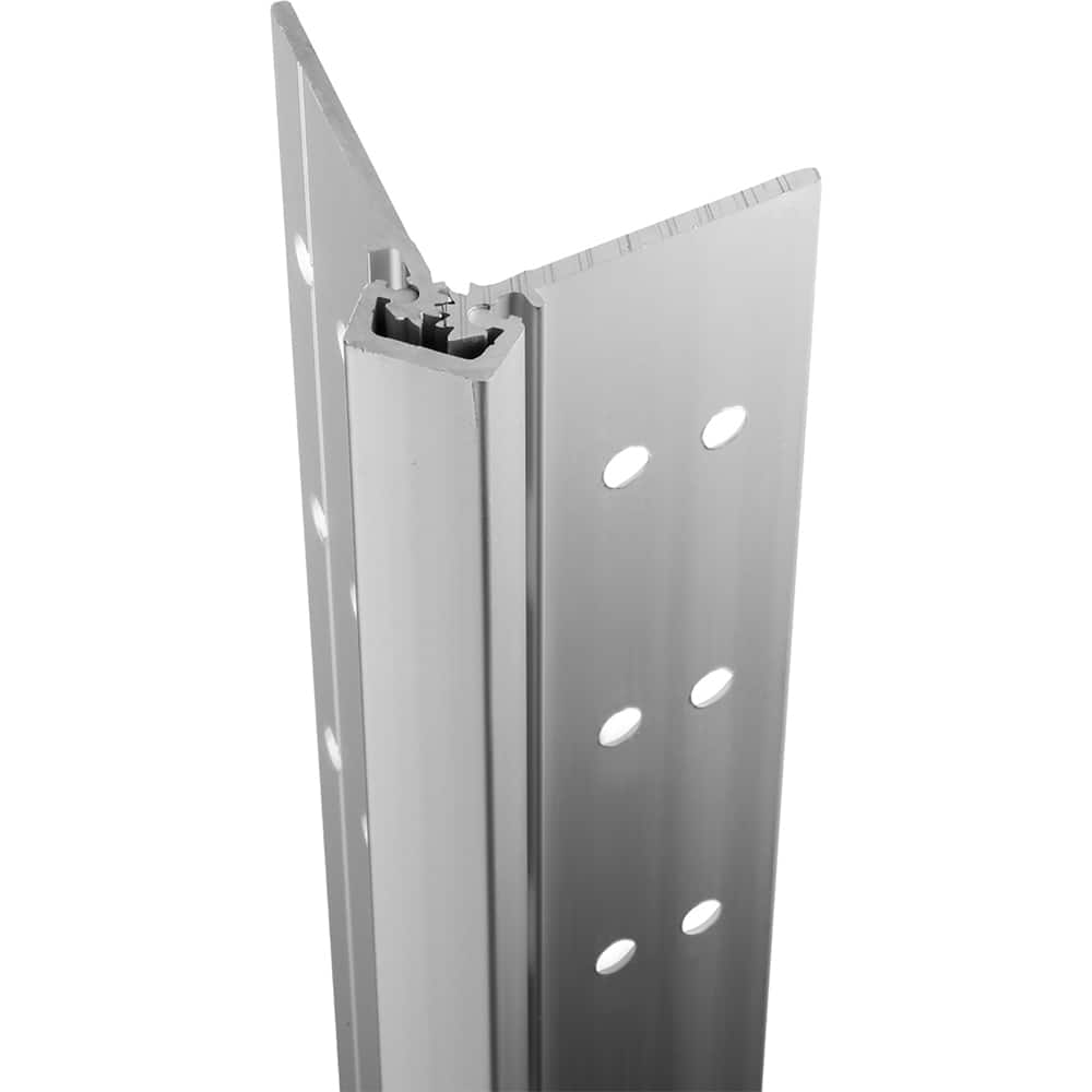 Stanley - Continuous Hinges; Type: Full Mortise ; Mount Type: Full Mortise ; Overall Length (Inch): 79; 79 ; Hinge Material: Aluminum ; Width (Decimal Inch): 4.4375 ; Thickness (Decimal Inch): 0.1120 - Exact Industrial Supply