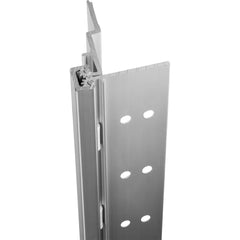 Stanley - Continuous Hinges; Type: Half Surface ; Mount Type: Half Surface ; Overall Length (Inch): 95; 95 ; Hinge Material: Aluminum ; Width (Decimal Inch): 4.7188 ; Thickness (Decimal Inch): 0.1120 - Exact Industrial Supply