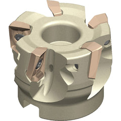 Sumitomo - Indexable Square-Shoulder Face Mills; Cutting Diameter (mm): 160.00 ; Arbor Hole Diameter (mm): 40.00 ; Lead Angle: 90 ; Overall Height (mm): 63.00000 ; Insert Compatibility: AOMT17; AOET17 ; Series: WEZ - Exact Industrial Supply