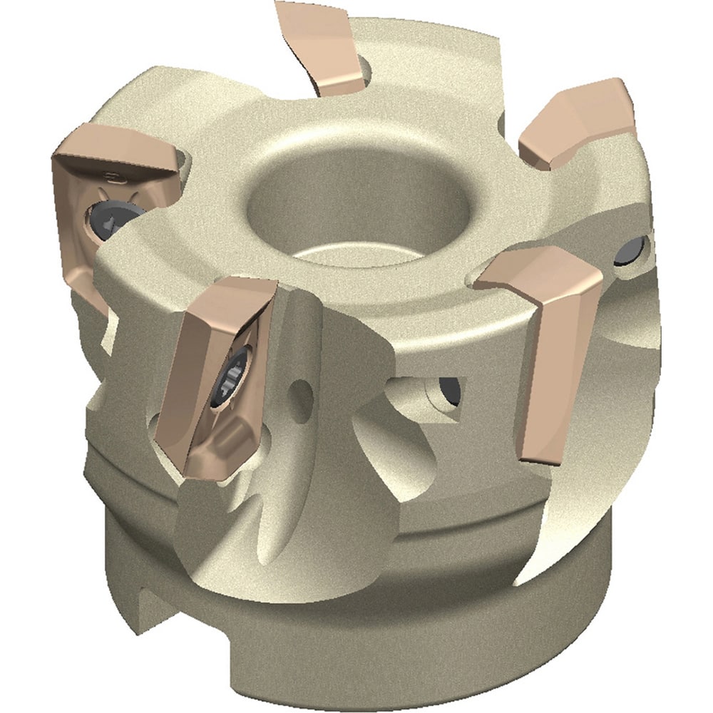 125mm Cut Diam, 38.1mm Arbor Hole Diam, 15mm Max Depth, Indexable Square-Shoulder Face Mill