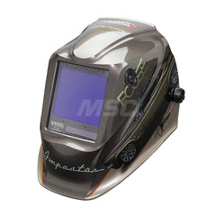 Welding Helmet: Brown, Nylon, Shade 5 to 13, Ratchet Adjustment