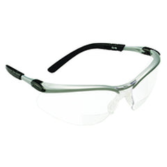 ‎3M BX Reader Protective Eyewear 11376-00000-20 Clear Lens Silver Frame +2.5 Diopter - All Tool & Supply