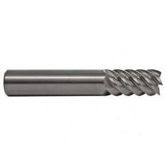 9/16 TuffCut SS 6 Fl High Helix Non-Center Cutting End Mill - All Tool & Supply