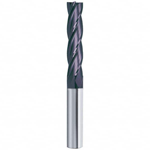 Guhring - 5/16", 1-1/8" LOC, 5/16" Shank Diam, 3" OAL, 4 Flute Solid Carbide Square End Mill - All Tool & Supply