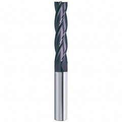 Guhring - 7/16", 2" LOC, 7/16" Shank Diam, 4" OAL, 4 Flute Solid Carbide Square End Mill - All Tool & Supply