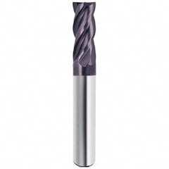 Guhring - 7/16", 1" LOC, 7/16" Shank Diam, 2-3/4" OAL, 4 Flute Solid Carbide Square End Mill - All Tool & Supply