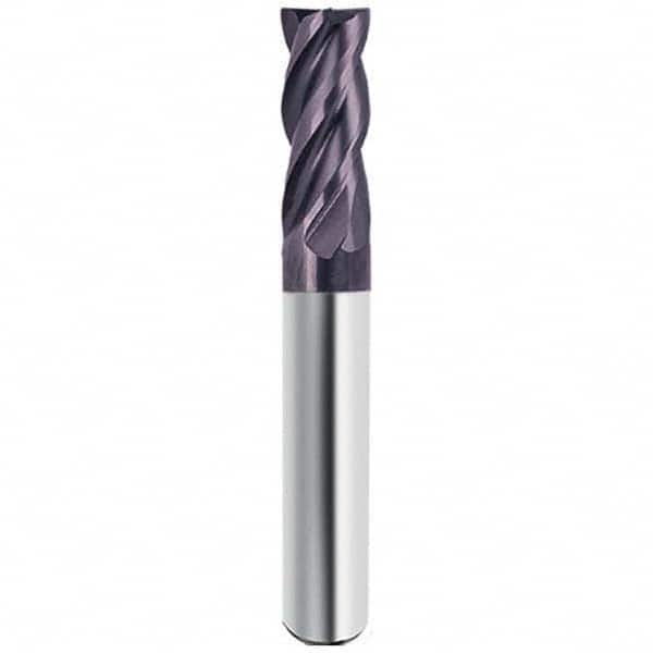 Guhring - 1/2", 1" LOC, 1/2" Shank Diam, 3" OAL, 4 Flute Solid Carbide Square End Mill - All Tool & Supply