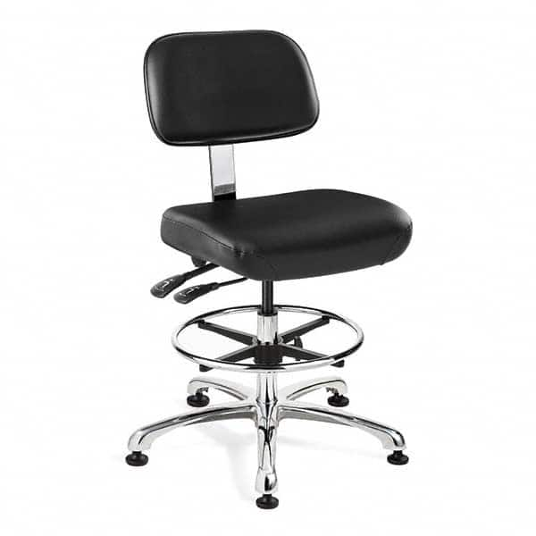 Bevco - 21-1/2 to 31-1/2" High Clean Room Swivel Chair - All Tool & Supply