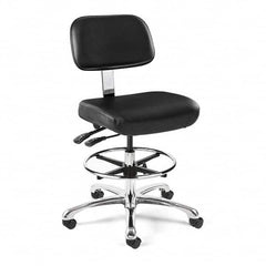 Bevco - 22-1/2 to 32-1/2" High Clean Room Swivel Chair - All Tool & Supply