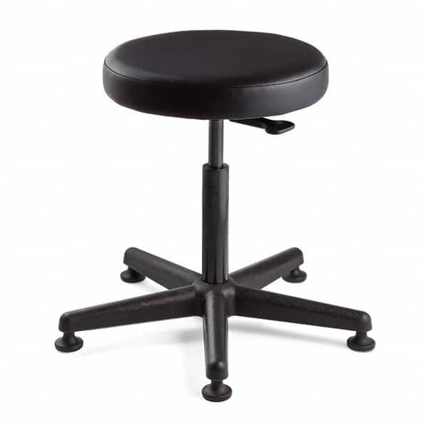 Bevco - Swivel & Adjustable Stools Type: Adjustable Backless Stool Base Type: Nylon - All Tool & Supply