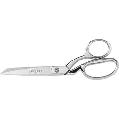 Gingher - Scissors & Shears Blade Material: Forged Steel; Double-Plated Chrome-Over-Nickel Finish Applications: Sewing; Fabric - All Tool & Supply