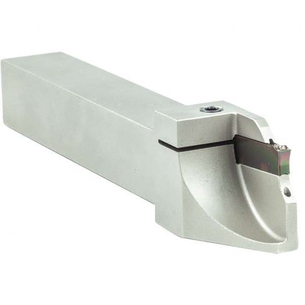 Arno - 0.63" Max Depth, 0.079 to 1.26" Width, External Right Hand Indexable Grooving/Cutoff Toolholder - All Tool & Supply