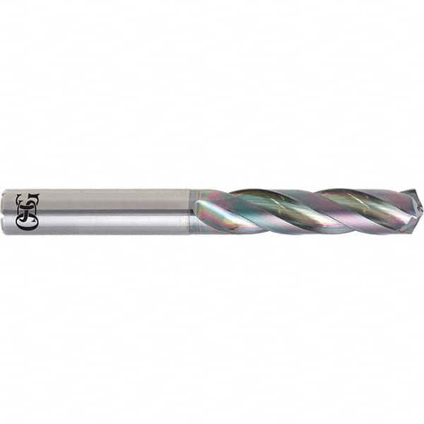 Screw Machine Length Drill Bit: 0.4449″ Dia, 140 °, Solid Carbide EgiAs Finish, Right Hand Cut, Spiral Flute, Straight-Cylindrical Shank, Series 6600