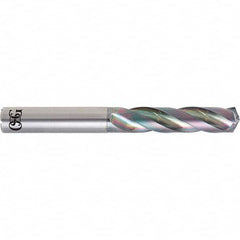 Screw Machine Length Drill Bit: 0.4449″ Dia, 140 °, Solid Carbide EgiAs Finish, Right Hand Cut, Spiral Flute, Straight-Cylindrical Shank, Series 6600