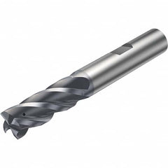 Sandvik Coromant - 3/4" Diam 4 Flute Solid Carbide 0.06" Corner Radius End Mill - All Tool & Supply