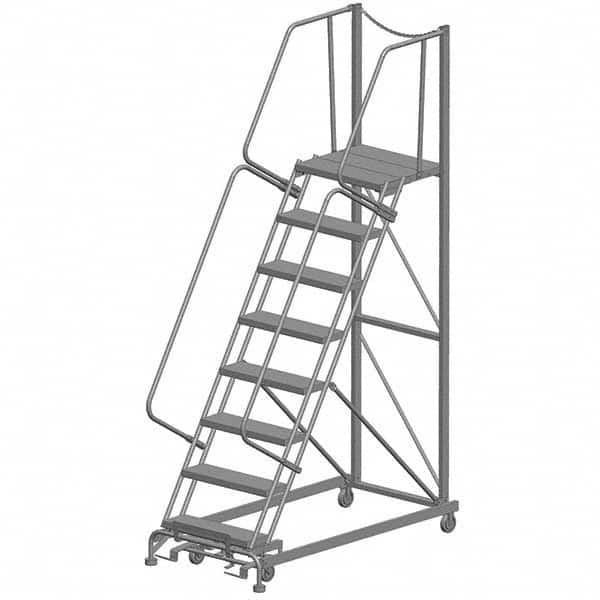 Ballymore - Rolling & Wall Mounted Ladders & Platforms Type: Rolling Warehouse Ladder Style: Rolling Safety Ladder - All Tool & Supply