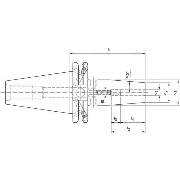 Mapal - Shrink-Fit Tool Holders & Adapters Shank Type: Taper Shank Taper Size: CAT40 - All Tool & Supply