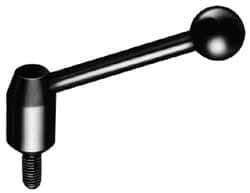 J.W. Winco - 5/8-11, Steel Threaded Stud Adjustable Clamping Handle - 4.88" OAL, 2.17" High - All Tool & Supply