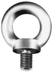 Value Collection - Steel, M36x4.00 Thread, Fixed Lifting Eye Bolt - Fully Threaded, 54mm Shank, 54mm Thread Length, Shoulder - All Tool & Supply