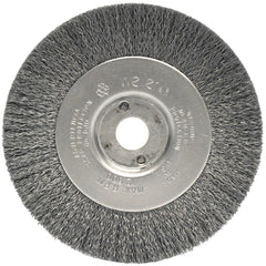 ‎4″ Narrow Face Crimped Wire Wheel, .0095″ Steel Fill, 1/2″-3/8″ Arbor Hole - All Tool & Supply