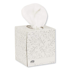 Facial Tissue; Container Style: Cube Box; Ply: 2.000; Tissue Color: White; Recycled Fiber: Yes; Boxes per Case: 36; Container Type: Cube Box; Number Of Plys: 2.000