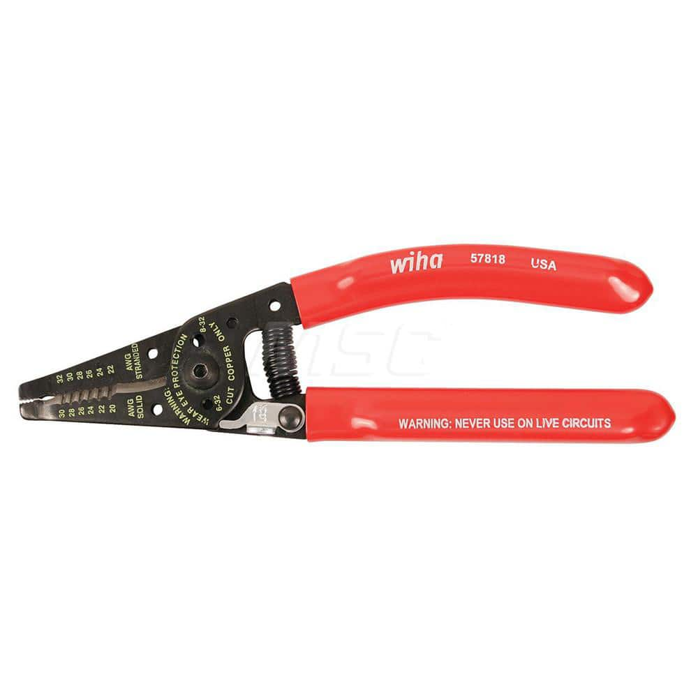 Wire Stripper: 30 AWG Solid & 32 AWG Stranded, 20 AWG Solid & 22 AWG Stranded Max Capacity