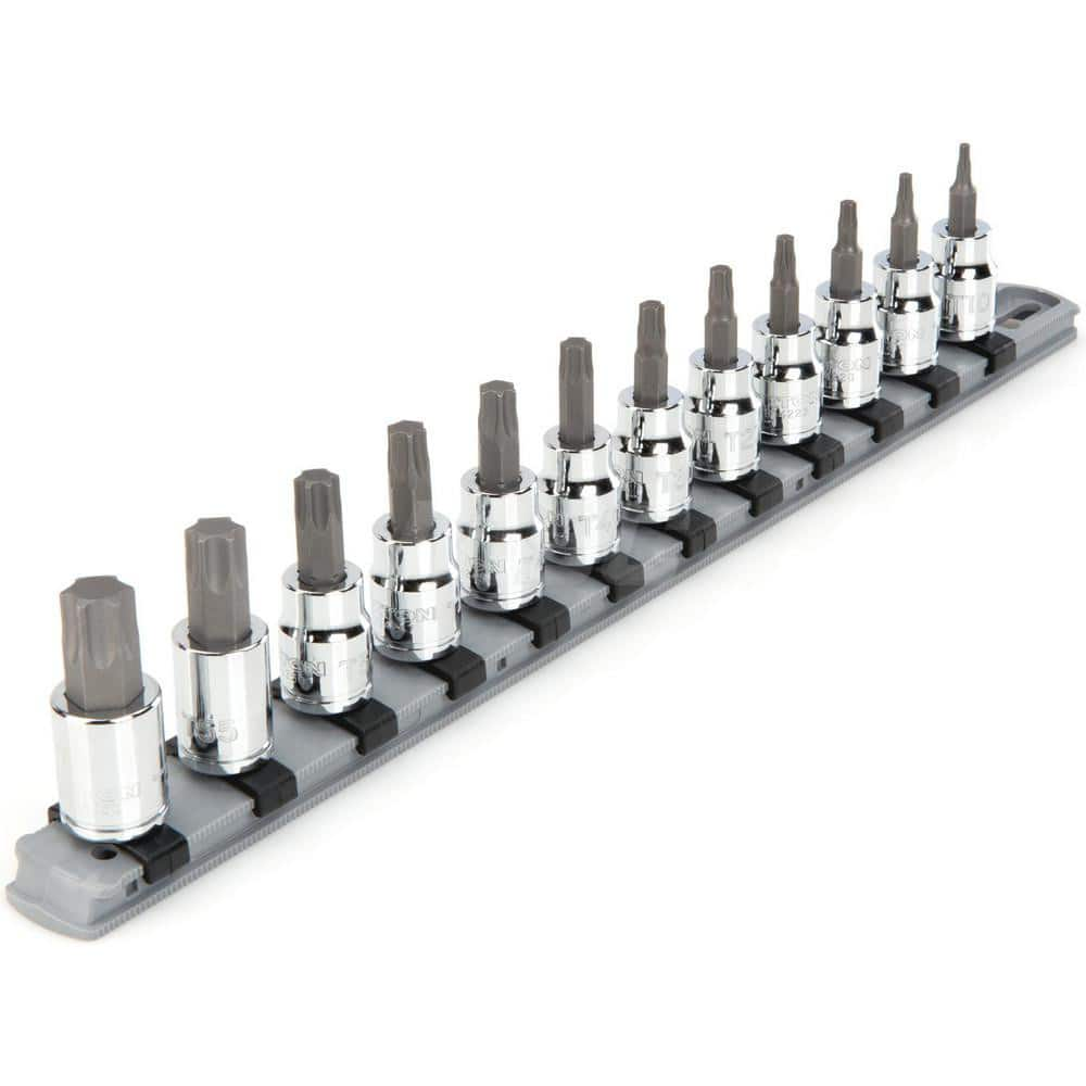 Torx Bit Socket Set: 12 Pc, 3/8″ Drive