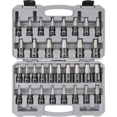 Socket Set: 1/2″ Drive 6 to 19 mm Socket, 6 Point