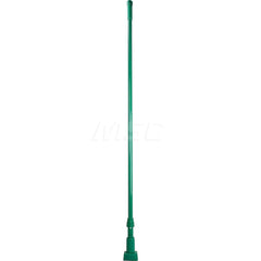 Mop Handles; For Use With: Wide-Band Mesh Wet Mop Heads; Connection Type: Clamp Jaw; Handle Type: Clamp Jaw; Handle Length (Inch): 60; Handle Material: Fiberglass; Handle Style: No; Color: Green; Connector Material: Polypropylene; Handle Length: 60; Teles