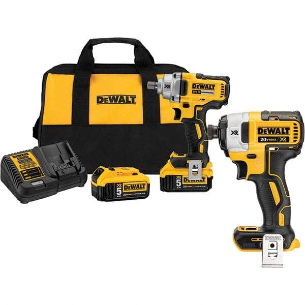 DeWALT - Cordless Impact Wrenches & Ratchets Voltage: 20.0 Drive Size (Inch): 1/2 - All Tool & Supply