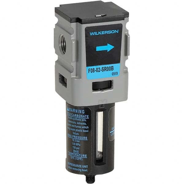 Wilkerson - Filters Port Size (NPT): 1/4 Height (Inch): 4-7/8 - All Tool & Supply