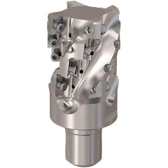 Seco - 1-1/2" Cut Diam, 44mm Max Depth of Cut, 20mm Shank Diam, 55mm OAL, Indexable Square Shoulder Slot Milling End Mill - XO.X12.. Inserts, M20 Modular Connection, 90° Lead Angle, Through Coolant, Series 217.69-12-Helical - All Tool & Supply