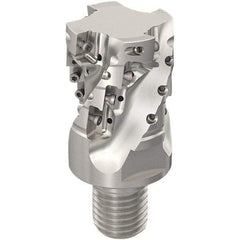 Seco - 40mm Cut Diam, 44mm Max Depth of Cut, 20mm Shank Diam, 61mm OAL, Indexable Square Shoulder Slot Milling End Mill - XO.X12.. Inserts, M20 Modular Connection, 90° Lead Angle, Through Coolant, Series 217.69-12-Helical - All Tool & Supply